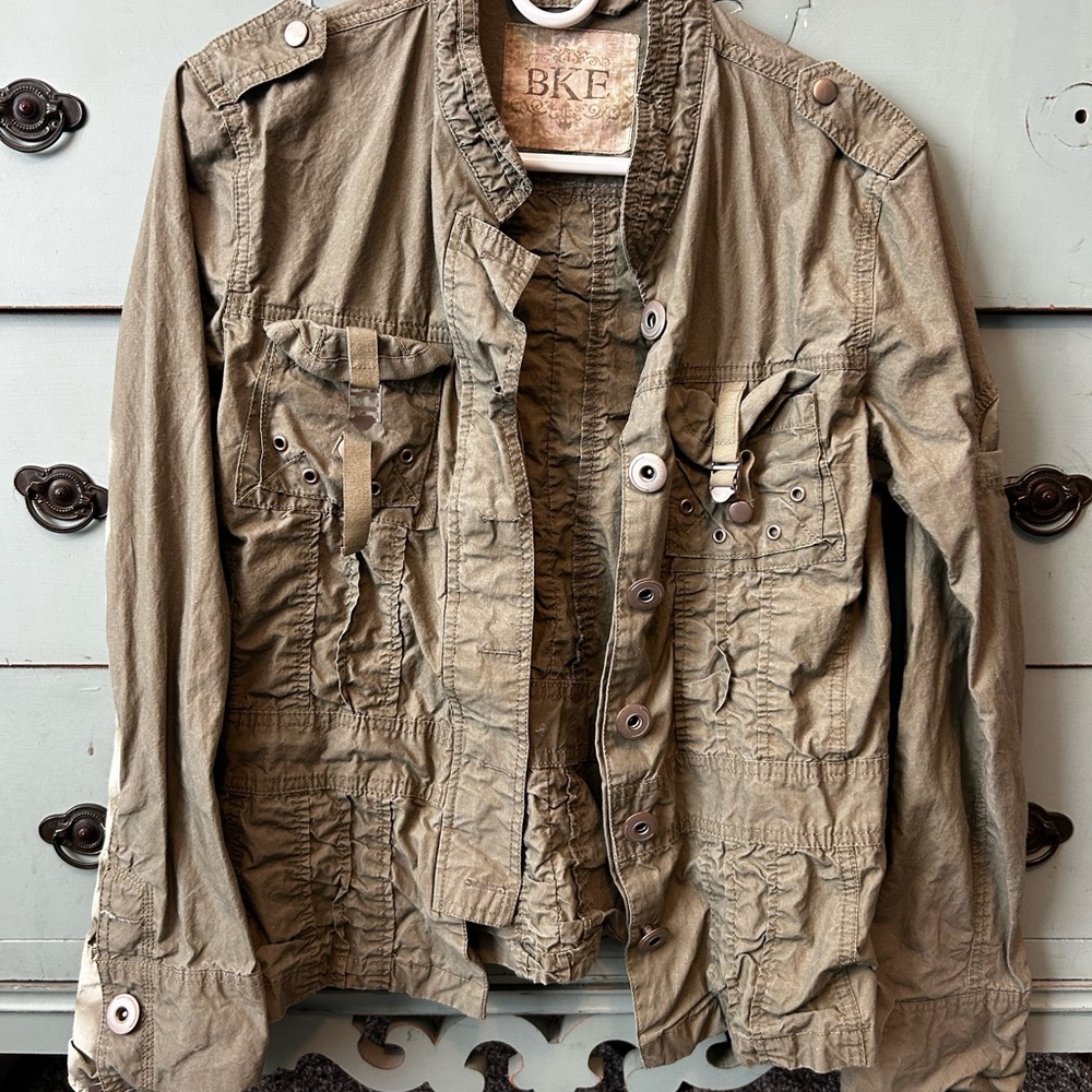 BKE Women's army green Utility Jacket